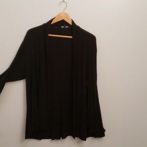 Light weight cardigan 3x cable and gauge